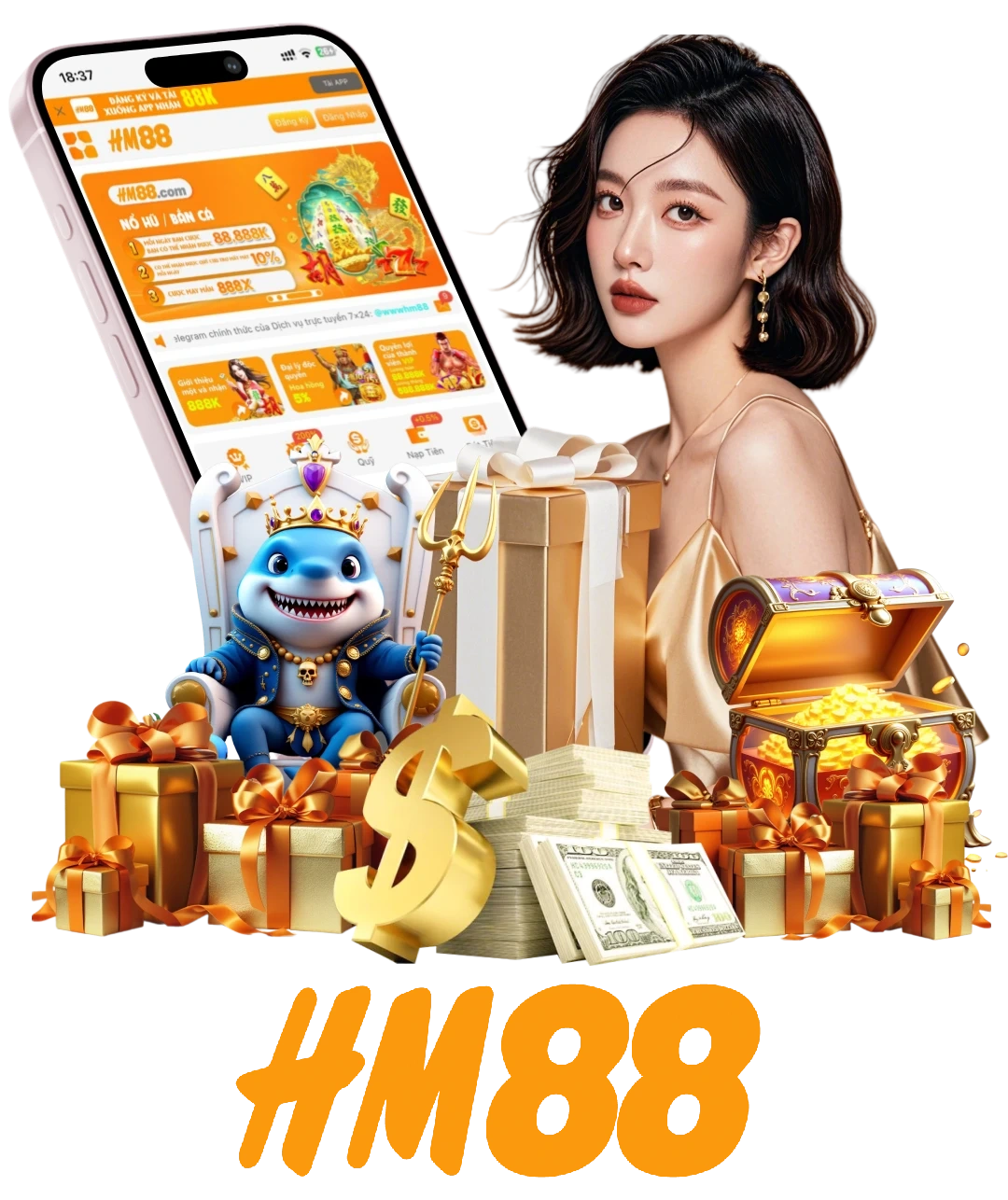 Cổng truy cập HM88 trên di động